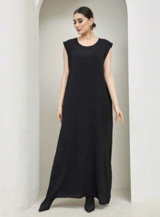 Breathable And Skin-friendly Solid Color Loose Vest Dress