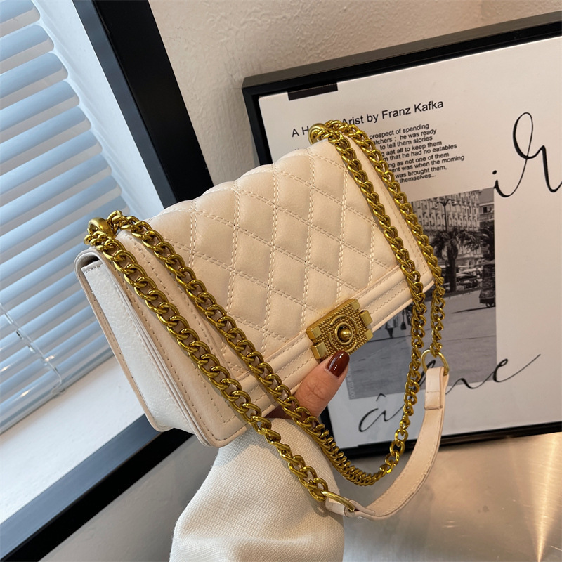 Petit Sac Carré Femme Losange — Chaîne Tendance Street 7