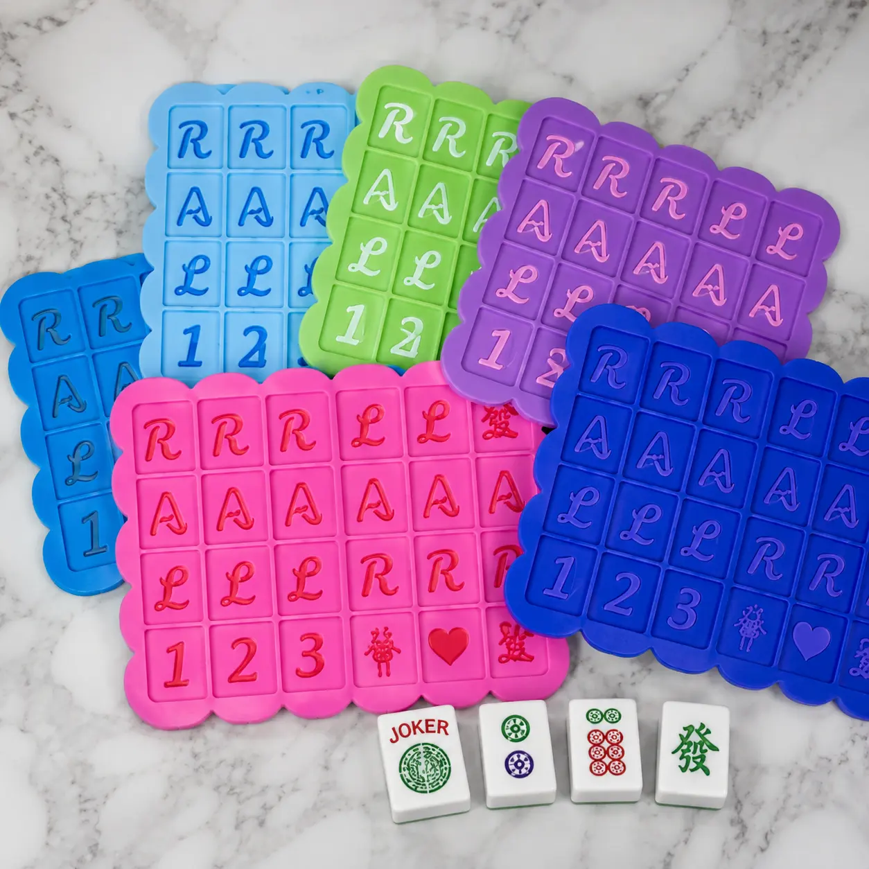 Mahjong Practice Board, 3D Printed Tile Organizer