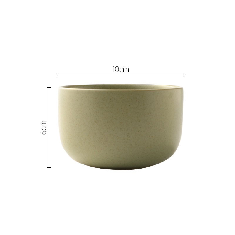 4inch rice bowl green