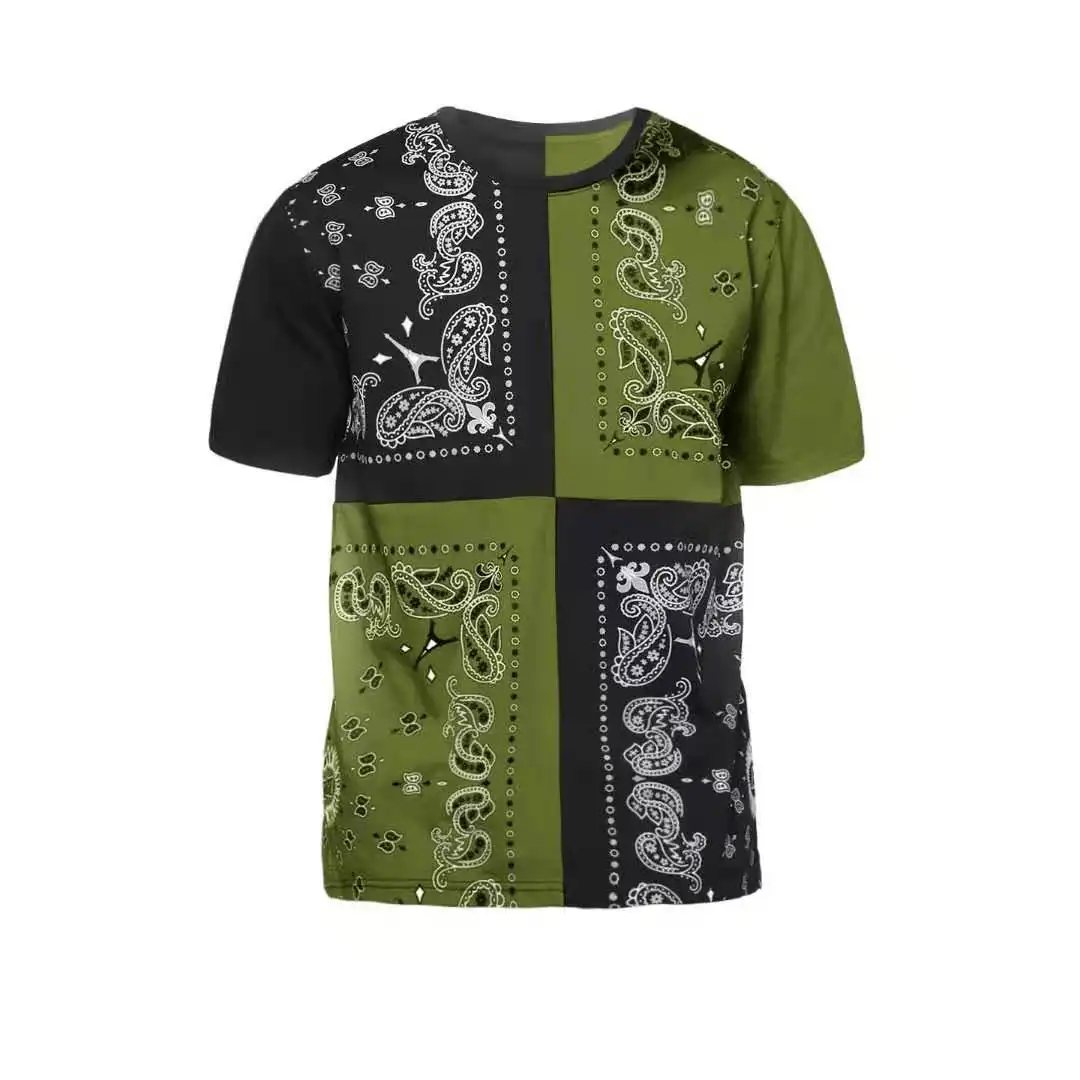 PlateMen's Short-sleeved Round Neck T-shirt Wish Europe And America
