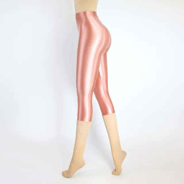 Women's High Stretch Sports Cropped Leggings Smoke Powder - Shop at LoveMi