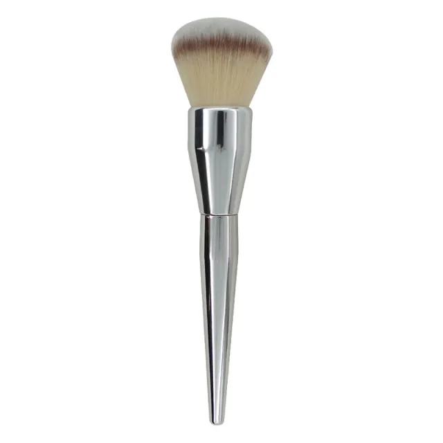 Large Single Powder Brush Rose Gold Cosmetic Brush Trichromatic Hair - Shop at LoveMi