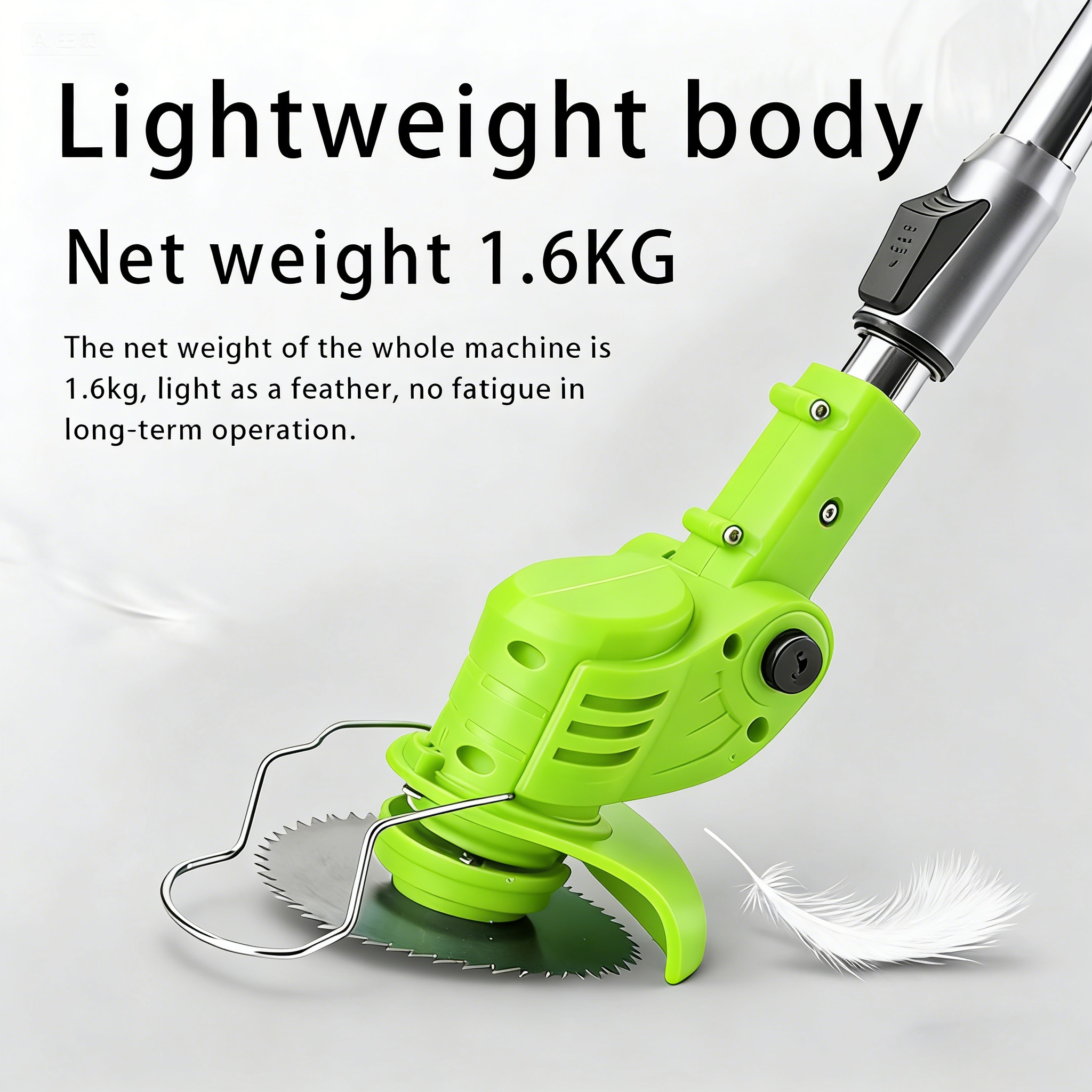 Portable Garden Mower Home Weeder Small Weed Whacker Lithium Battery Rechargeable Weed Whacker Multifunction Hoeing Mower