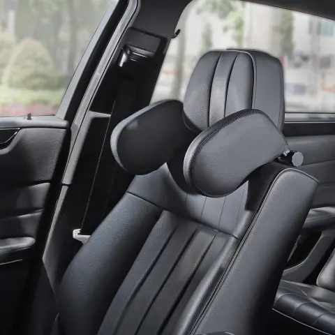 Car Headrest Pillow Sleep Adjustable Side Car Soft Travel