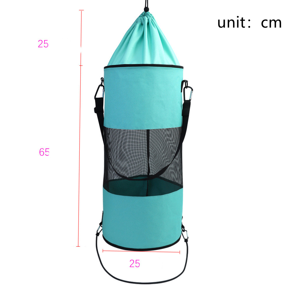 Yacht kayak garbage storage breathable leak-proof mesh bag