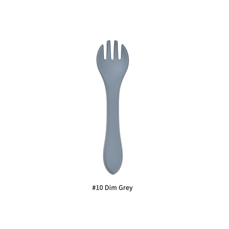 Title 11, Food Grade Baby Feeding Tableware Silicone Fork