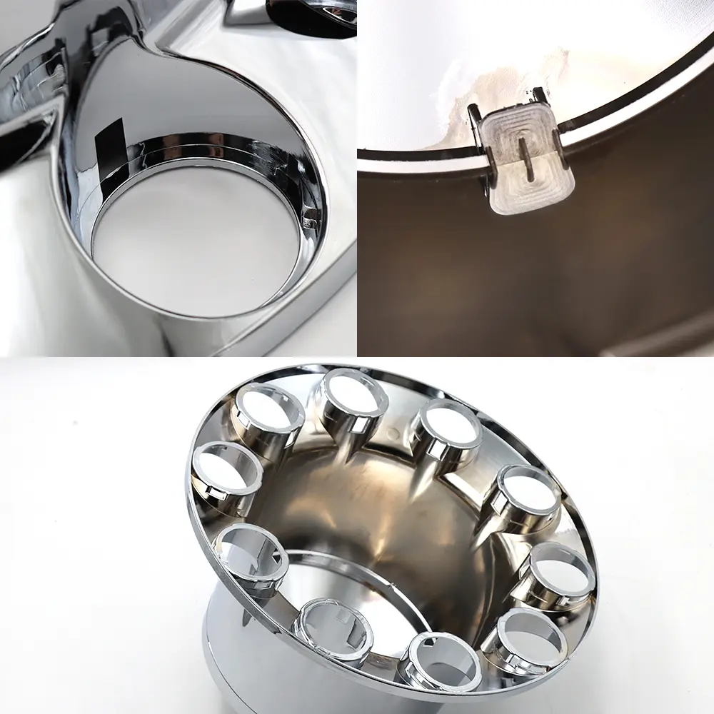 Truck Universal Wheel Hub Cover, 2 Front Wheels -height 130mm,4 Rear Wheels -height 230mm, Including Tools