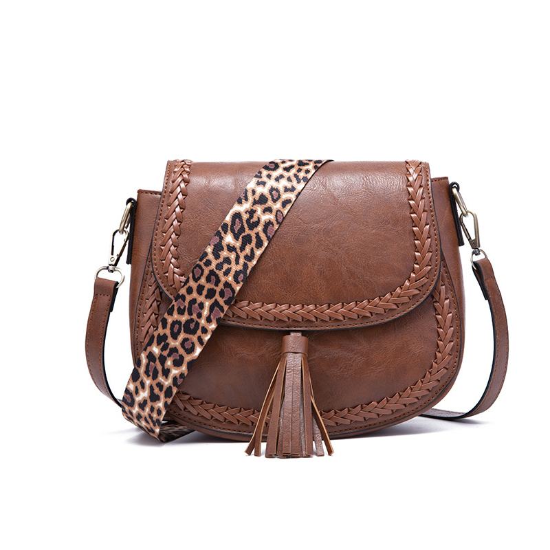 Reddish Brown Leopard Print