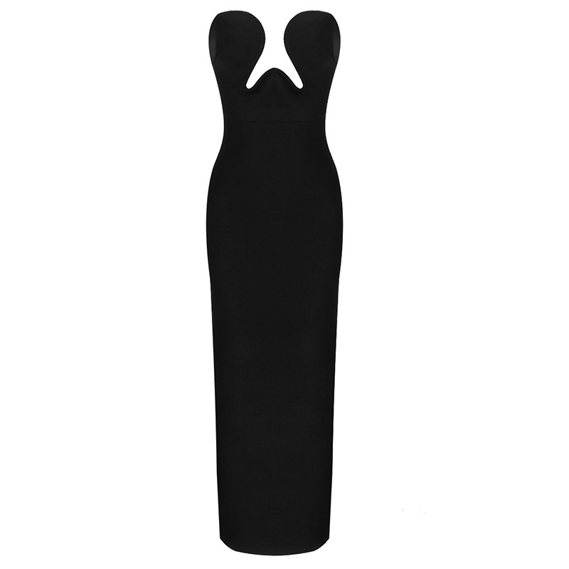 V-Neck Bandage Midi Dress, picture 2 of 6