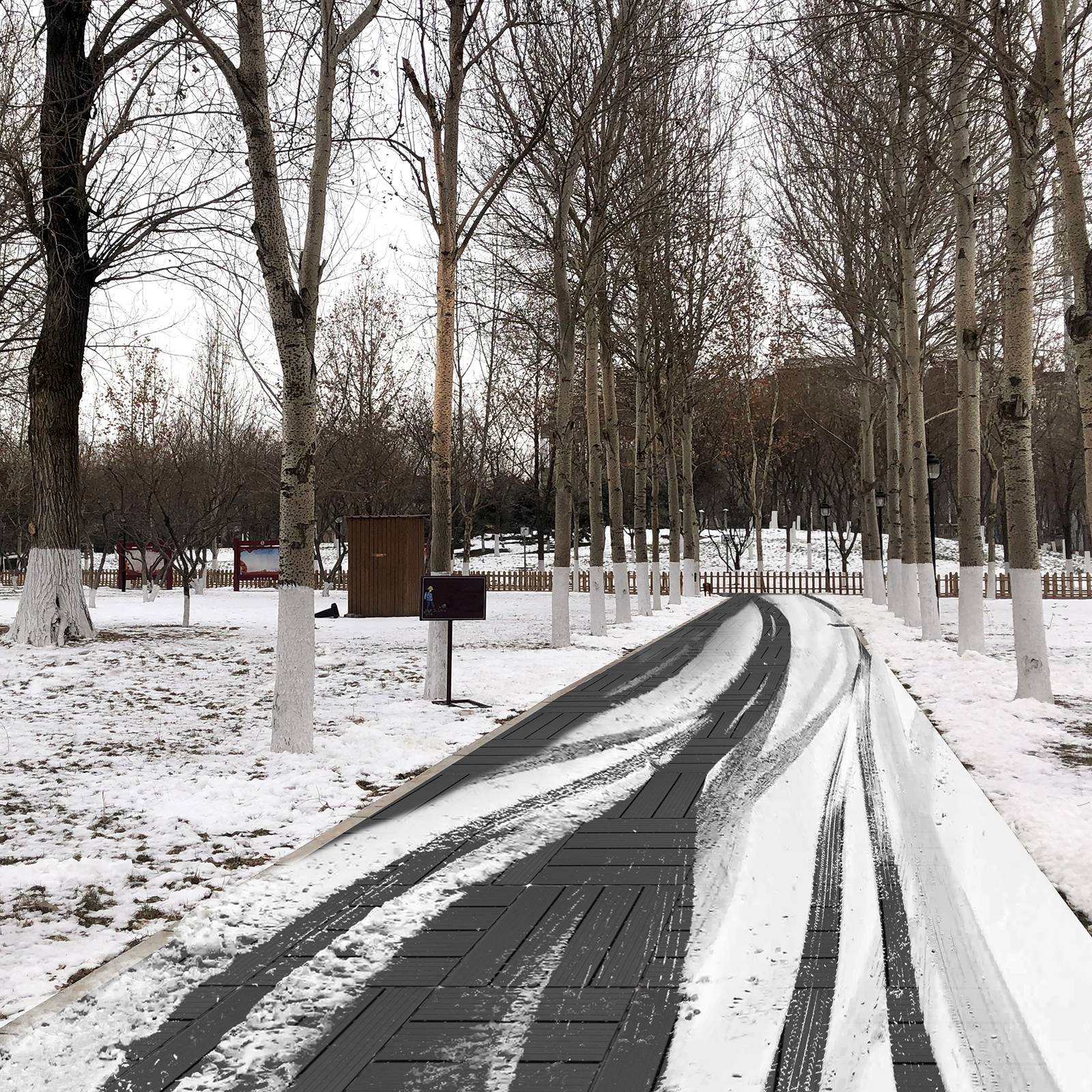 PlasticInterlockingDeckTiles,12x12PackOf44PatioFlooringOutdoorWaterproofAllWeatherUseForGardenPoolsideFrontBackYard,LightGray