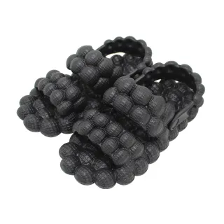 Women's Bubble Thick Soled Sandals - Black