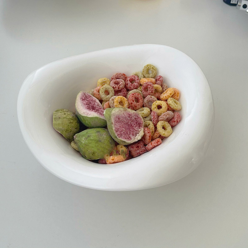 Ins Simple French Shaped Flower Plate