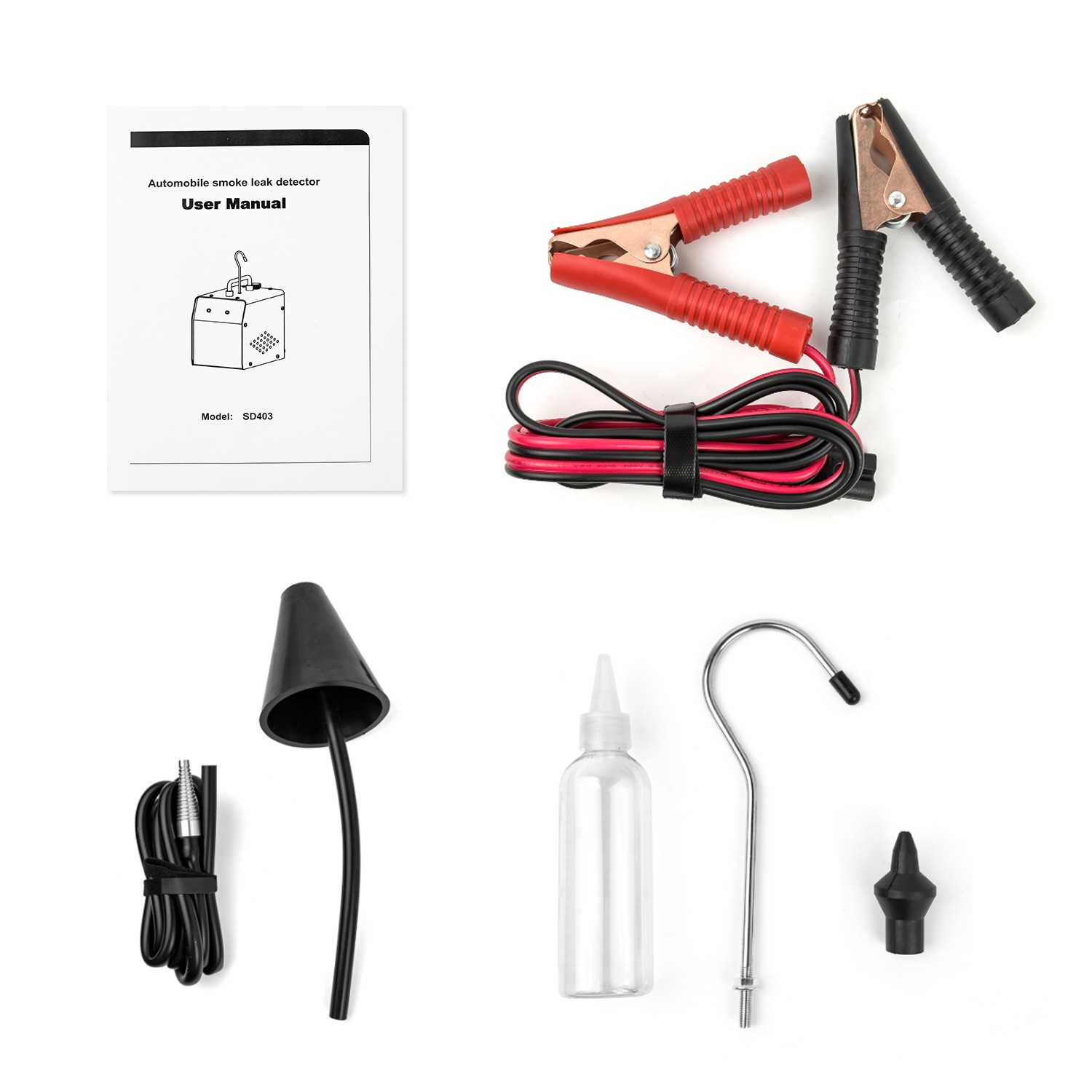 Auto Car EVAP Smoke Machine Leak Detector Pipe Diagnostic Tester 23 PSI — image 10
