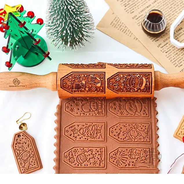 Roller Cutting Die For Steamed Bread With Notes Christmas Bookmark - Shop at LoveMi