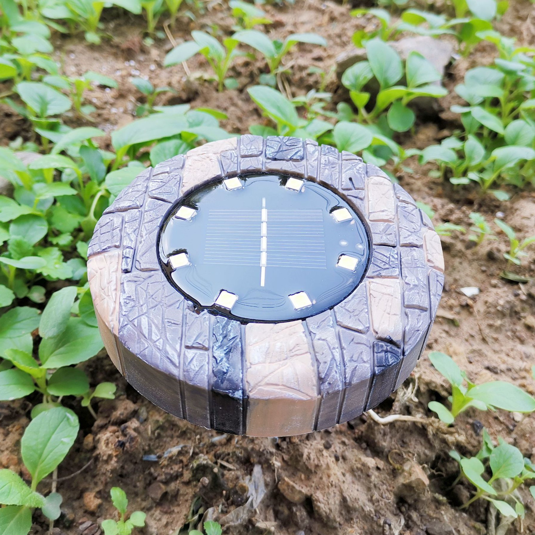 8led Stone Solar Underground Light - Image 3
