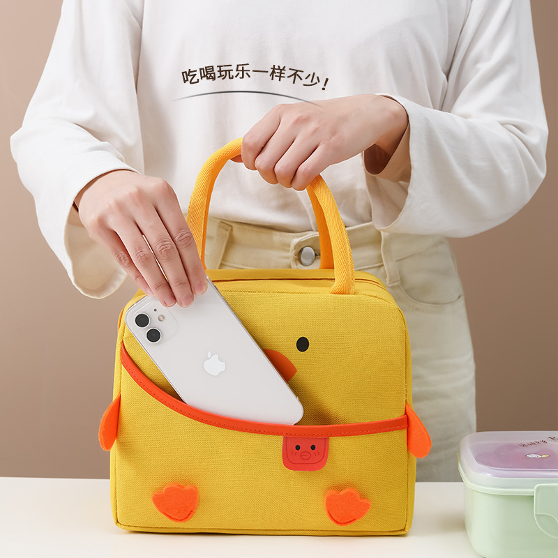 Title 2, Cartoon Portable Lunch Bag Stereo Thickened