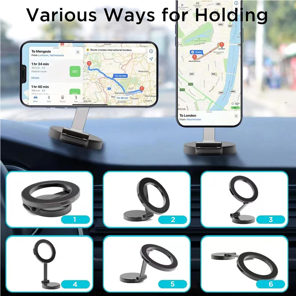 Mobile Phone Holder, Adjustable Magnetic Car Phone Holders_voghion.com