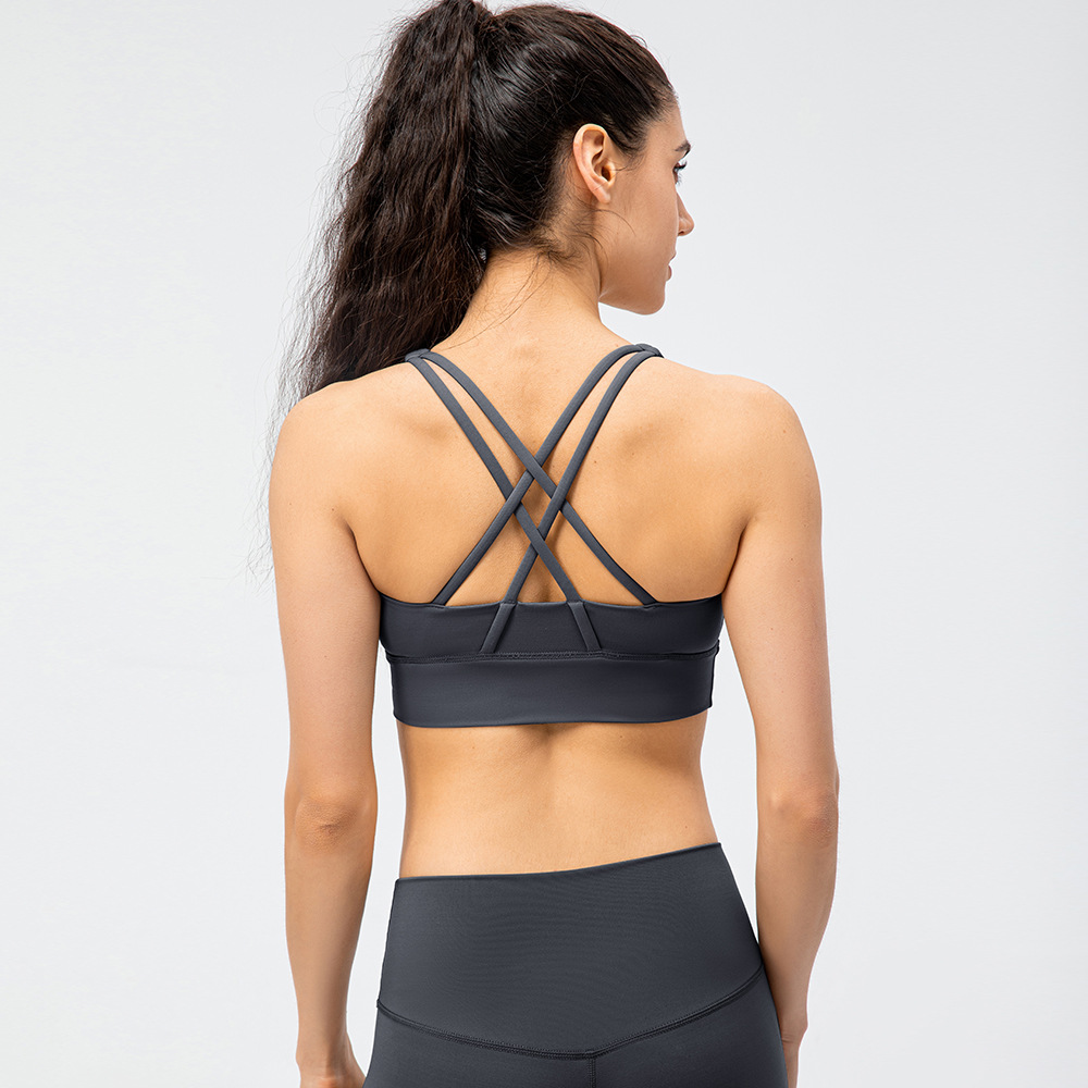 Title 8, Cross backless strakke fitness yoga sportbeha v...