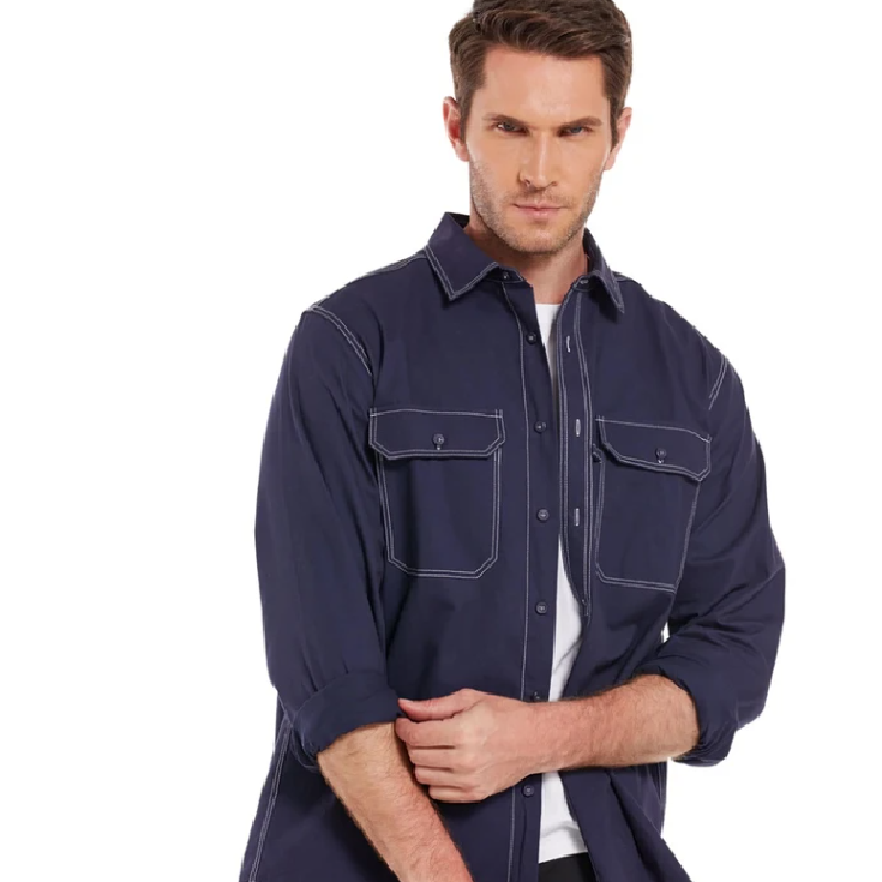 Title 5, Herren Casual Langarmshirt – Bequem und stilvol...