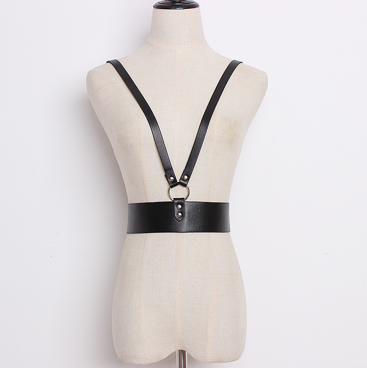Decoration, Suspender Belt, Wide Belt, Dress All-match, Suspender-style Waist Belt