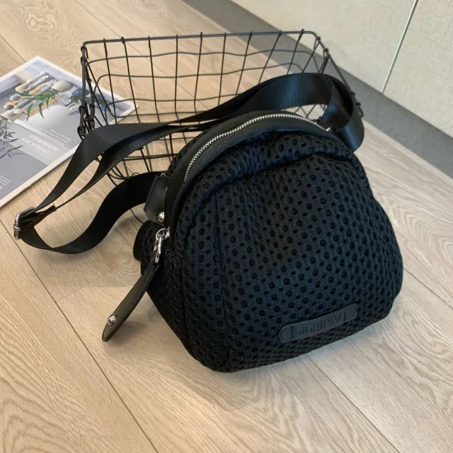 Crossbody Bag Oxford Cloth Shoulder Bag Black Shell Bag Black - Shop at LoveMi