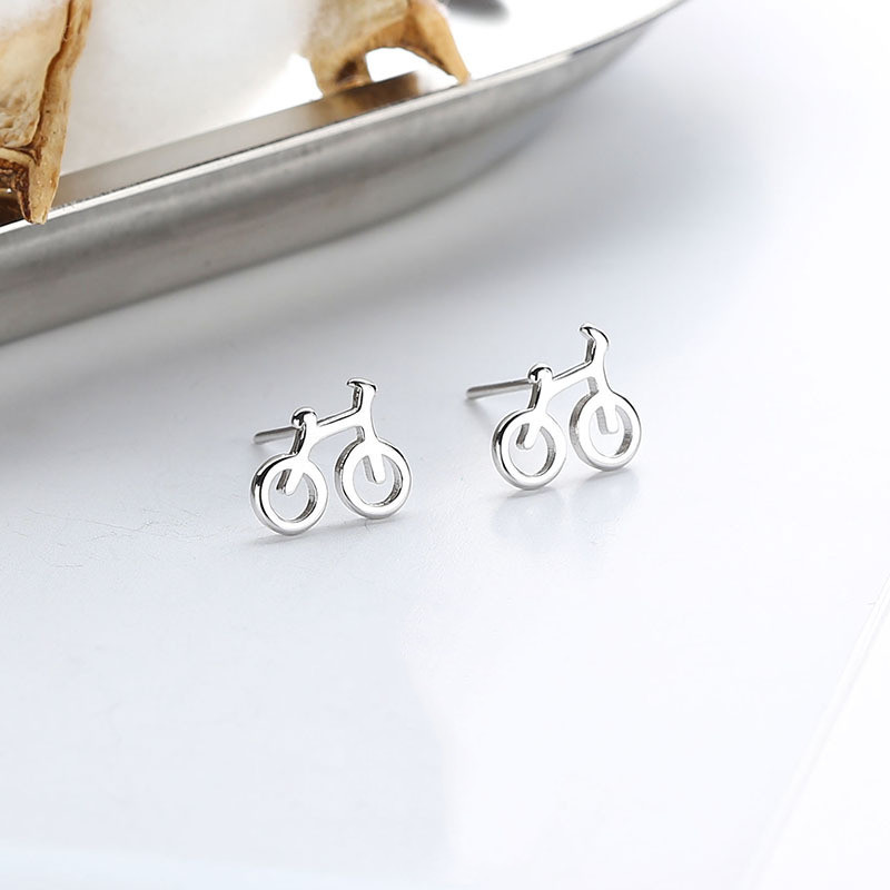 Title 5, Pendientes lindos de bicicleta para mujer Diseñ...