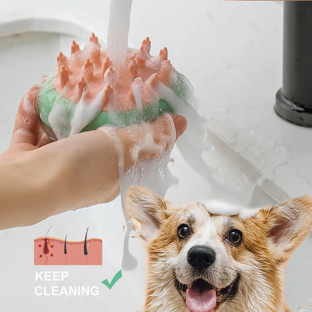 New 2 in 1 Pet Cat Dog Cleaning Bathing
