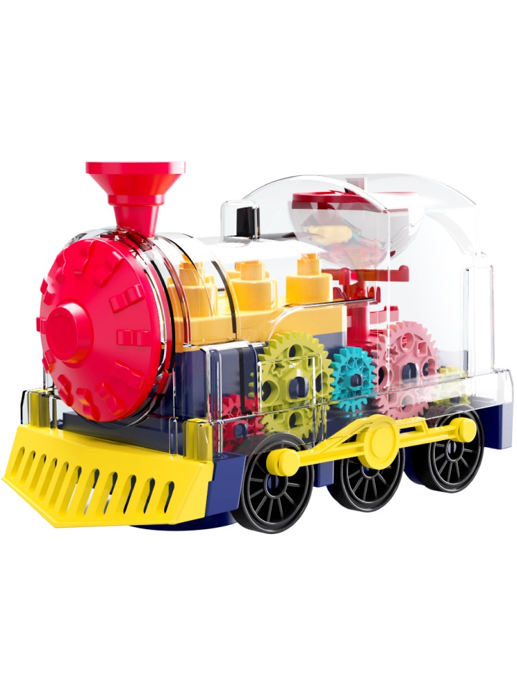 Title 3, Educational Transparent Gear Toy Train