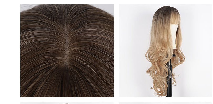 The New Rose Net Wig Is Thin And Straight With Long Curls — foto 5
