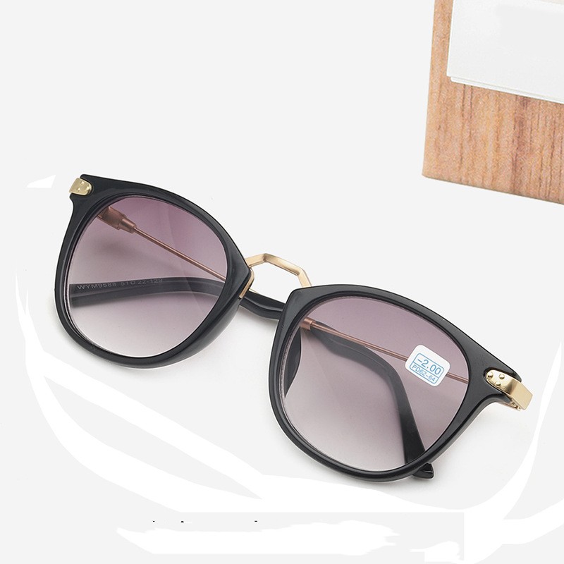 Title 2, Near Sighted Glasses Fashion Classic Oval Metal...