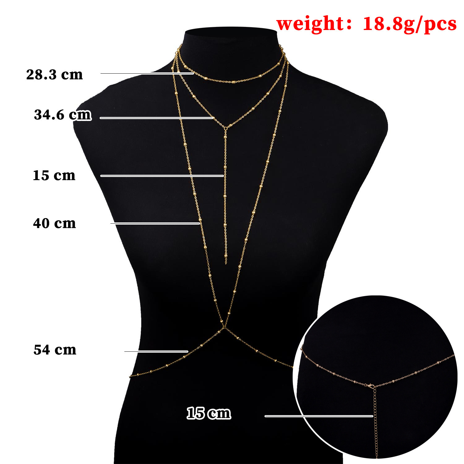 Women's Personalized Beach Waist Chain