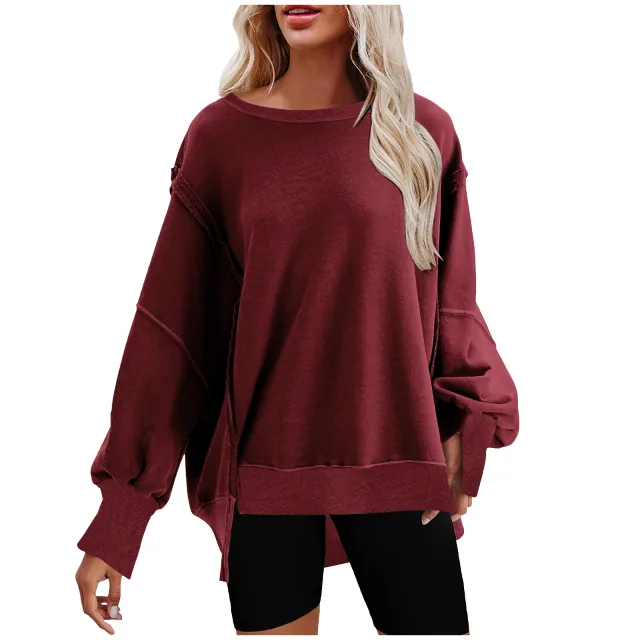 Girls' Sweater Wine Red - Shop at LoveMi