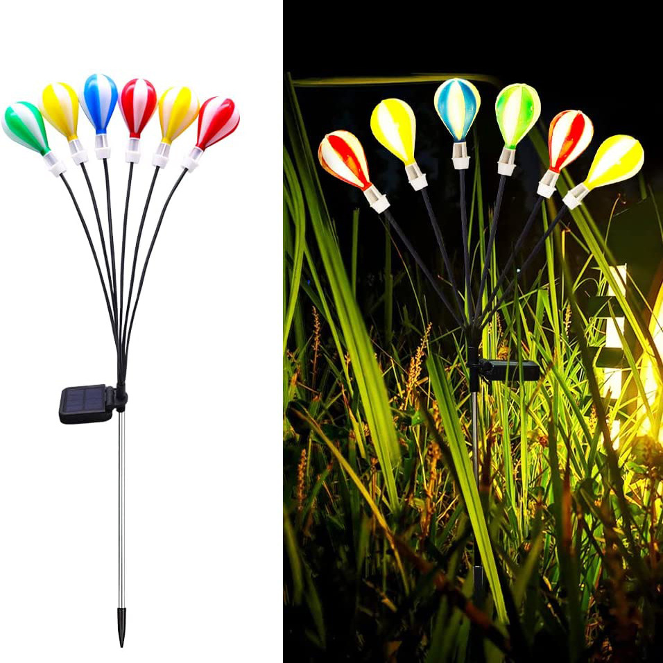 Title 4, Solar Hot Air Balloon Swing Led Firefly