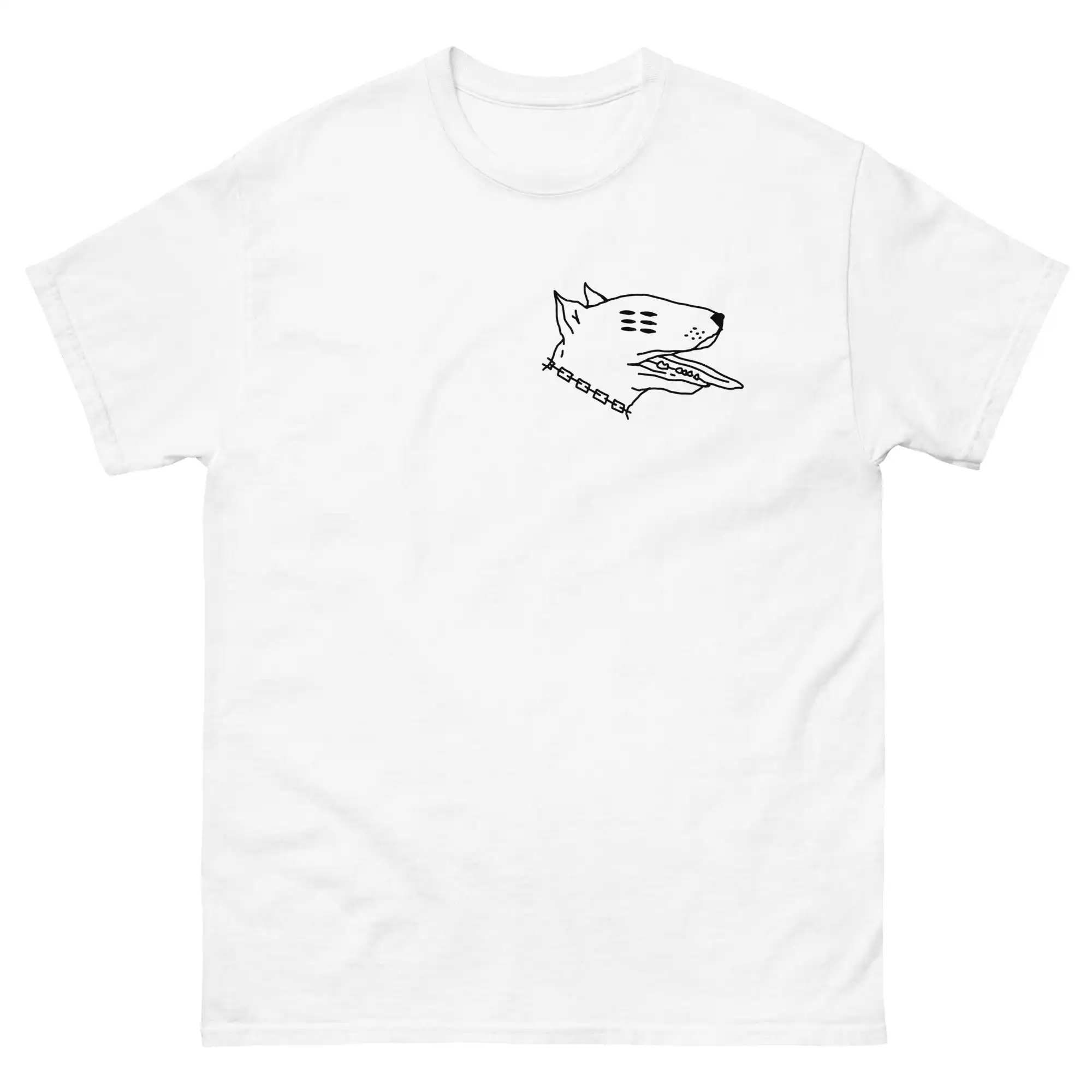 Bull Terrier Print Short-sleeved Team Uniform European And American Fabrics
