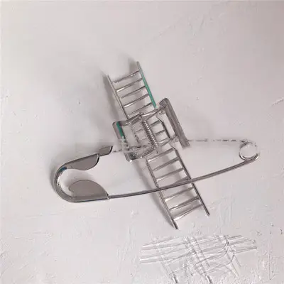 Metal Grab Clip Hair Banana Jewelry Hairpin For Women