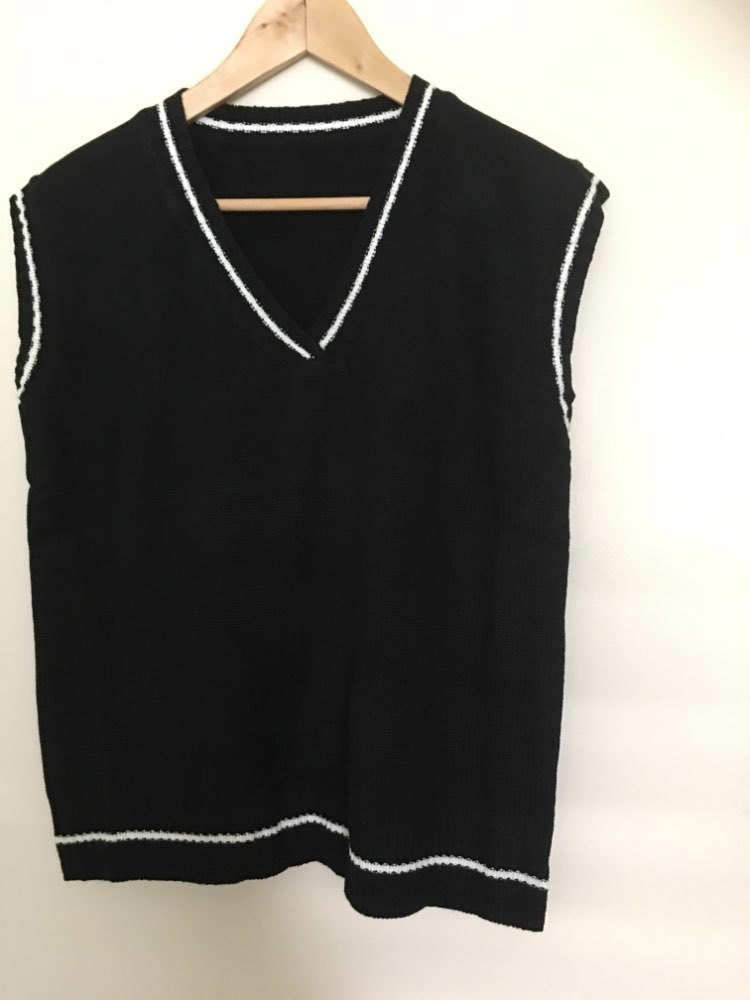 Korean Style Loose And Versatile Thin Bottoming Sweater For Female Students Black - Shop at LoveMi
