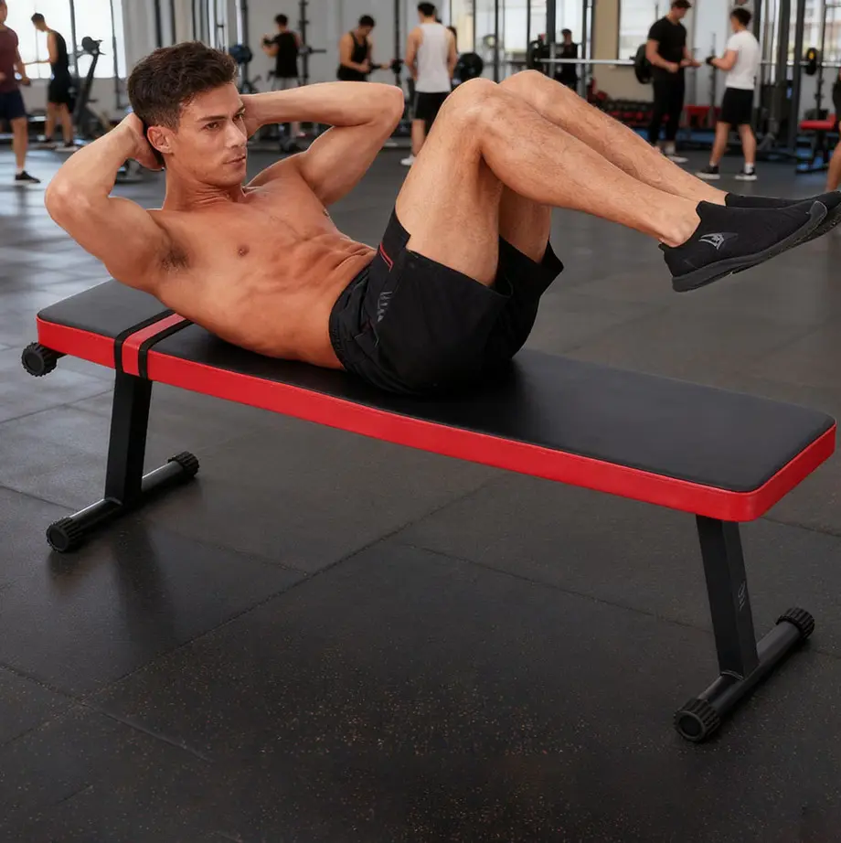 Flat Weight Bench Foldable Strength Training Exercise