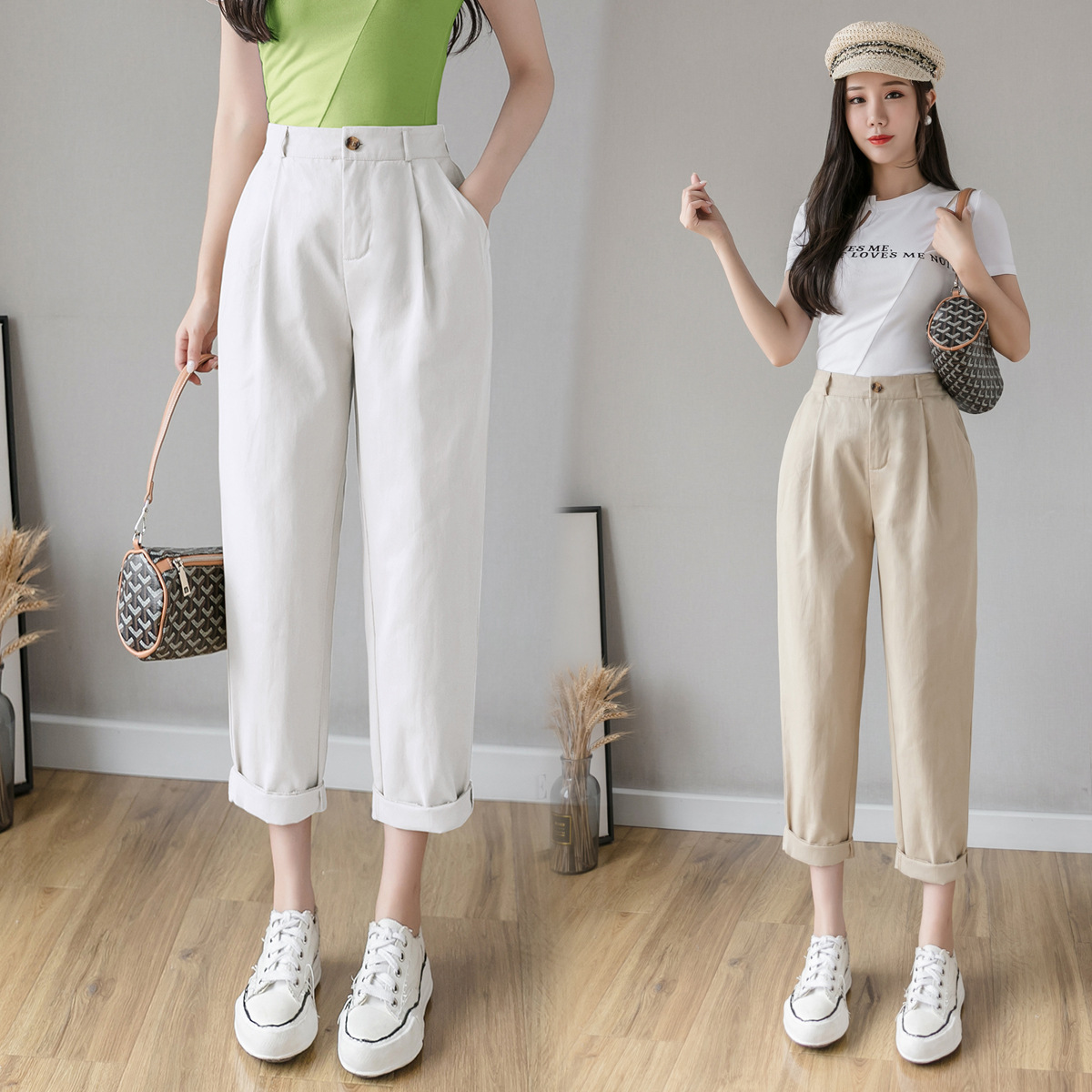 Title 4, Casual fashion cropped pants