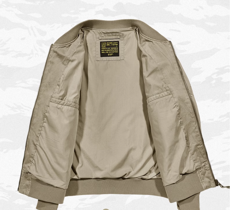 Men's Loose Fitting Pure Cotton Jacket