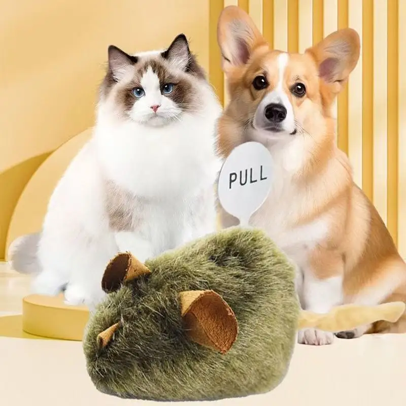 Funny Plush Mice Cat Toy Simulation Mouse