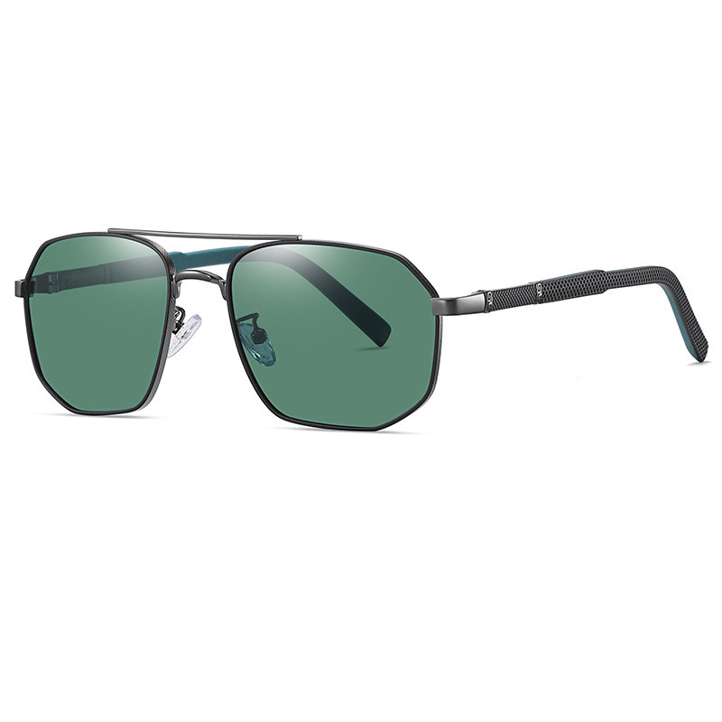 Men's Aviator Double Bridge Large Frame Polarized Sunglasses - Image 6