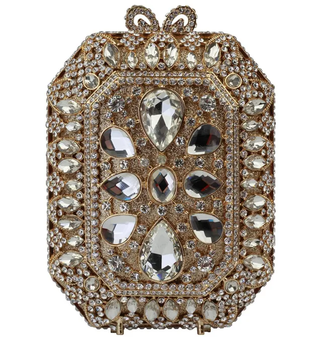 Original Clutch Bag With Handmade Diamond Evening Picture1 - Shop at LoveMi