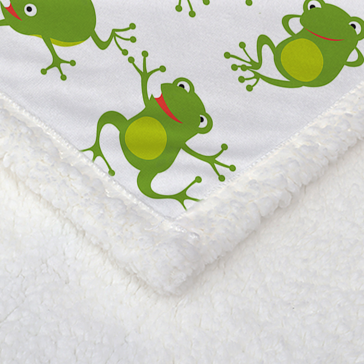 Couverture Fleece Grenouille — Confort et chaleur - image 6