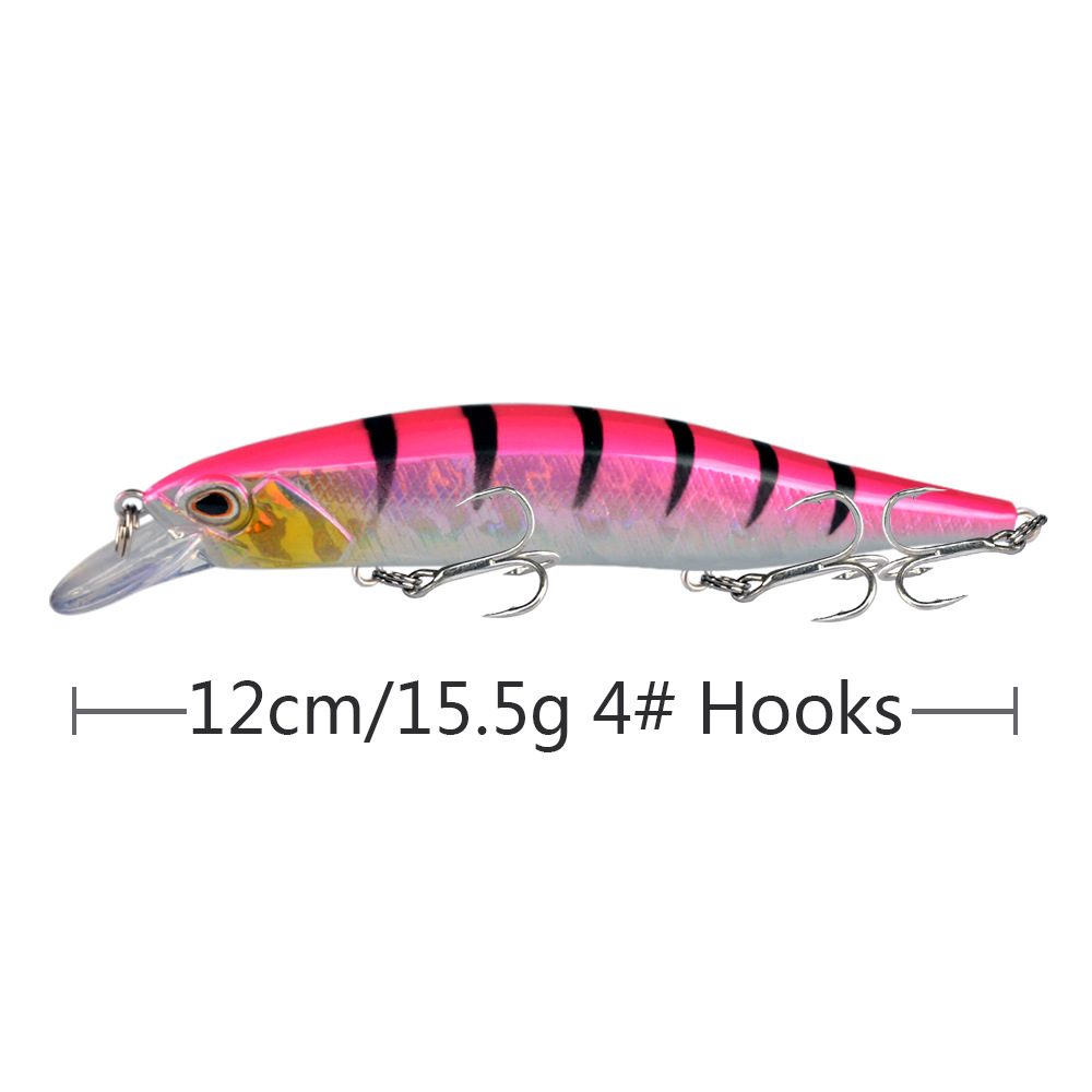 Minnow Fishing Lure 120mm 15.5g Floating Hard Bait