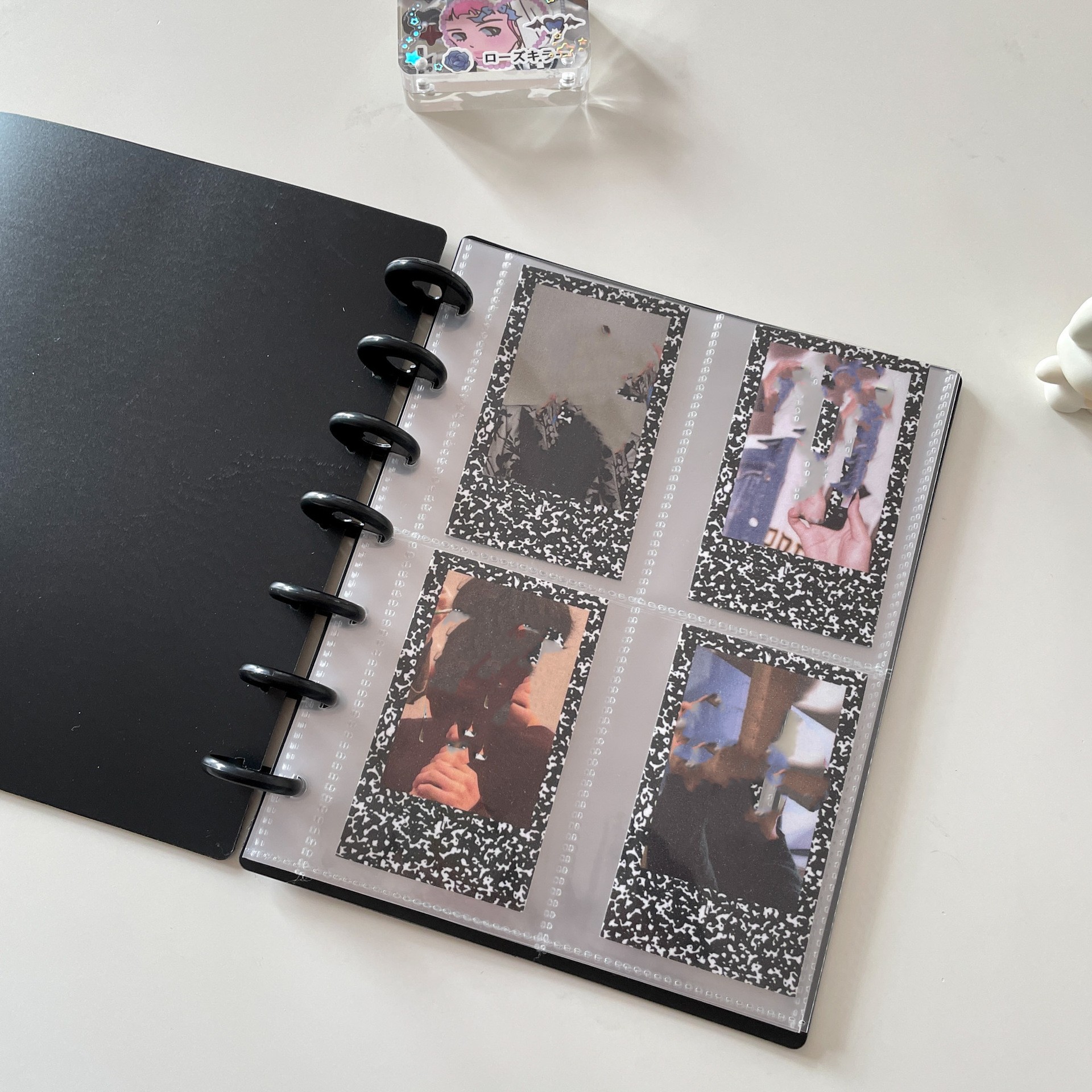 Title 2, Four Grid Mushroom Hole Card Binder Loose-leaf ...