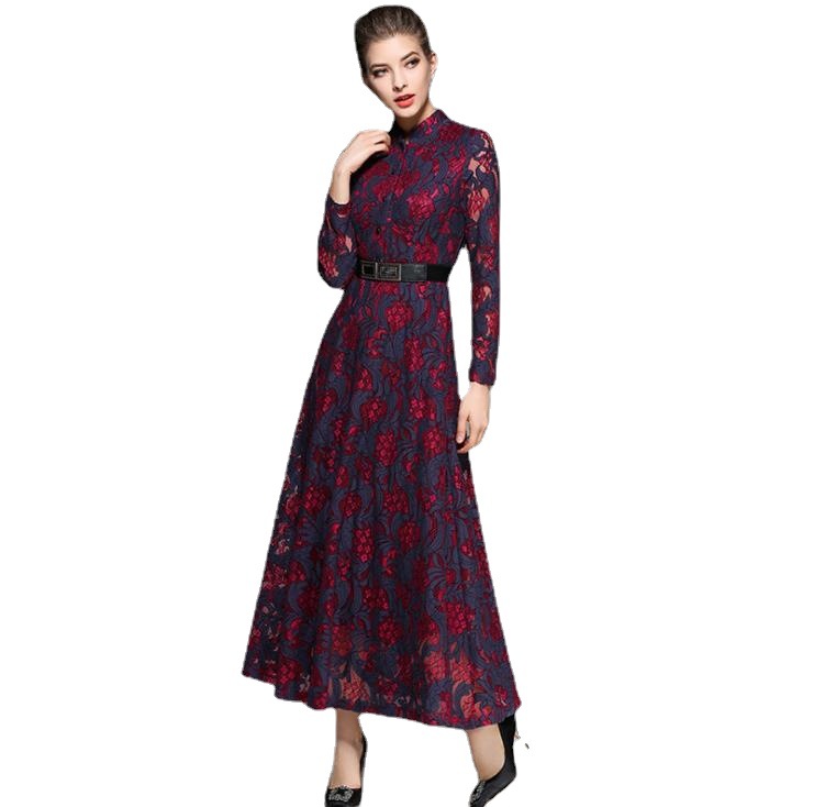 Jacquard Lace Swing Dress, picture 7 of 7