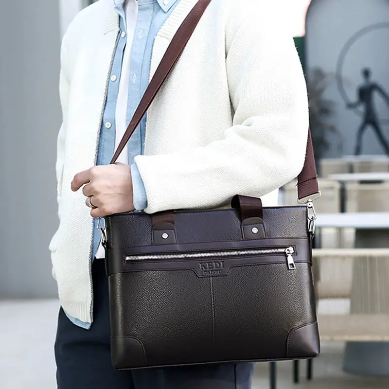 Men's Official Document Single Shoulder Messenger Bag