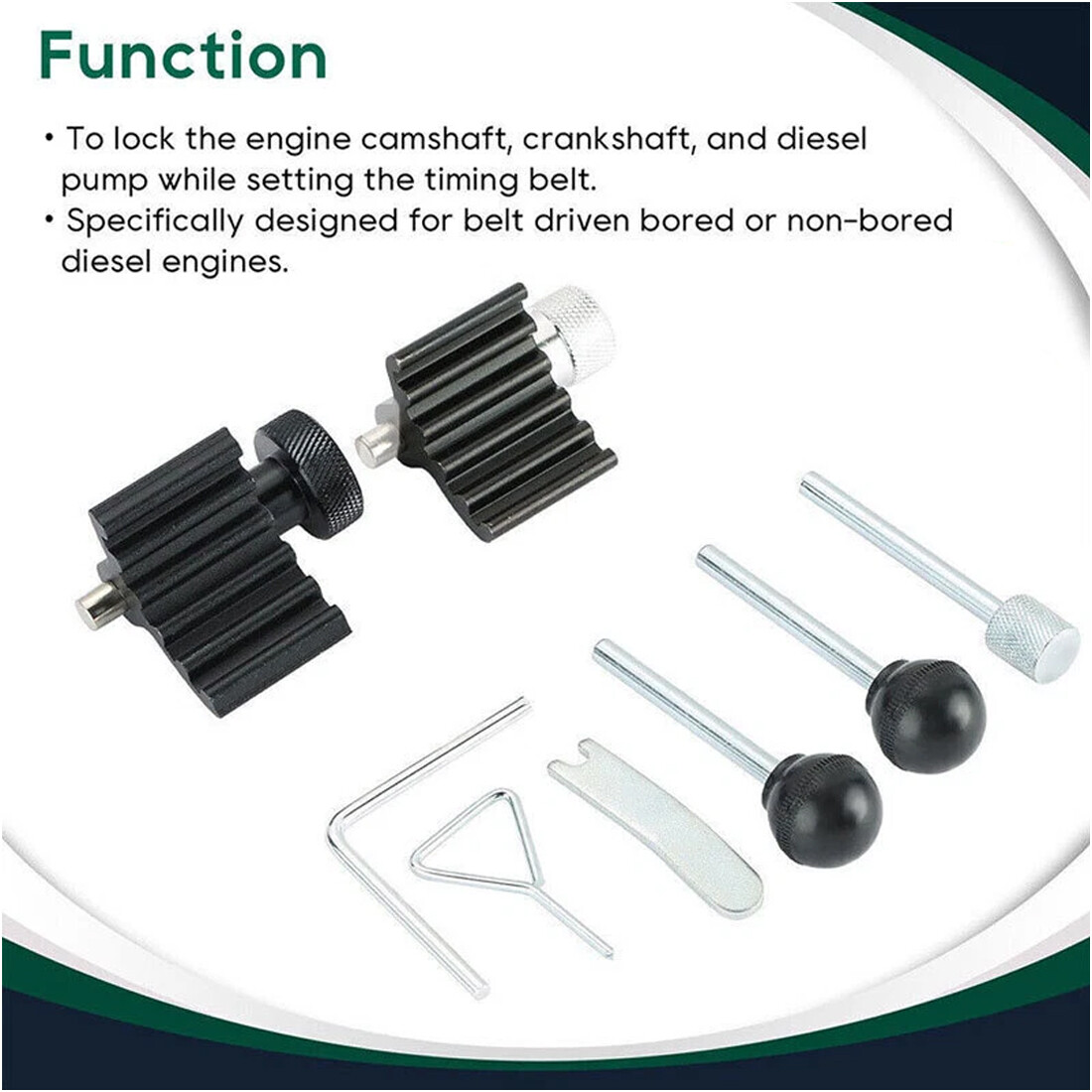 Crank Cam Timing Belt Tool Kit For VW 1.2 1.4 1.9 2.0 TDi  Engine UK