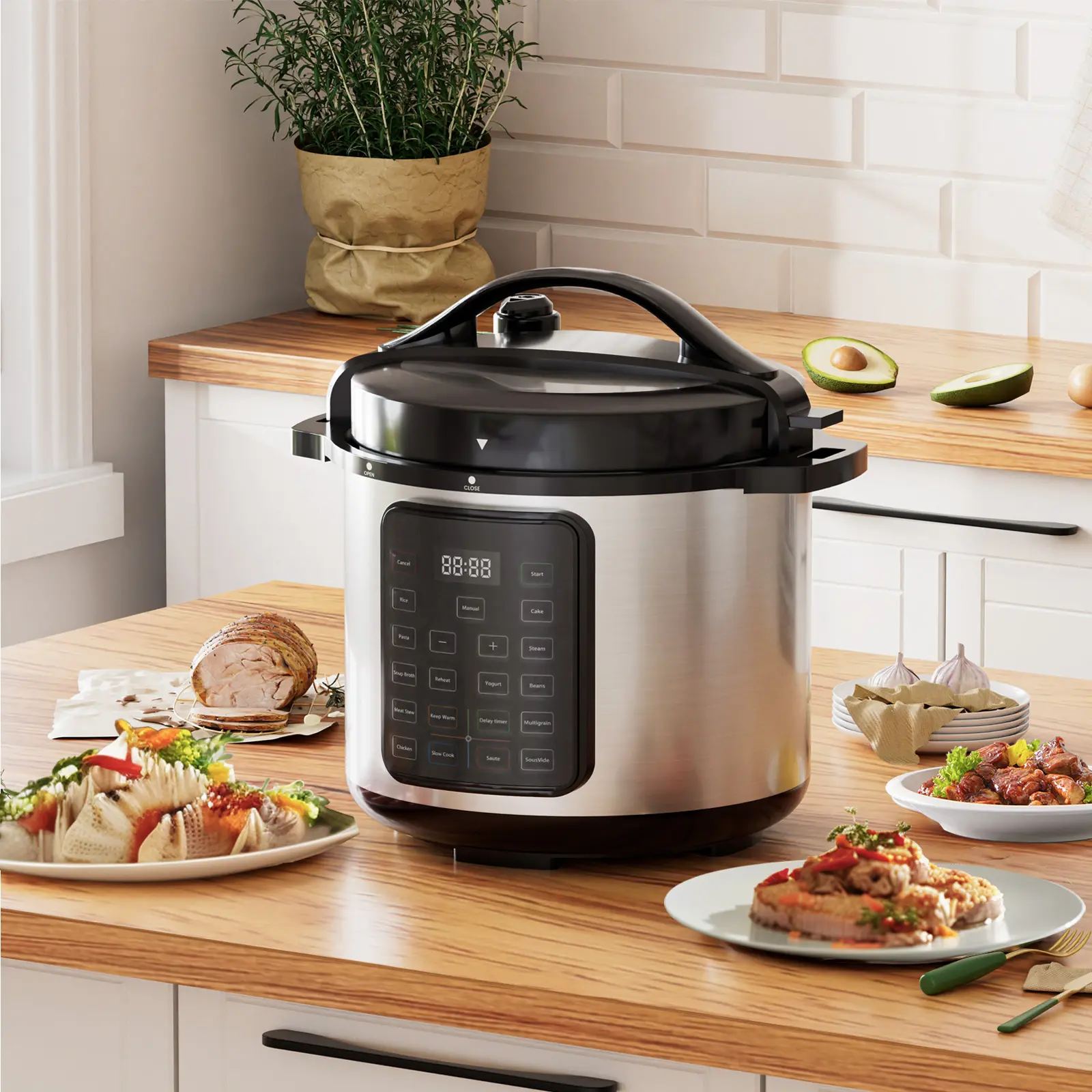 9 In 1 Electric Pressure Cooker, Warmer